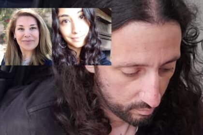 Pablo Laurta y las víctimas Luna Giardina y su madre. Uso editorial y de archivo.