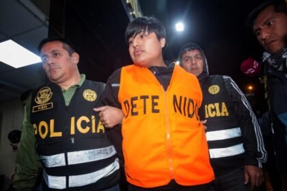 “Pequeño J”, principal acusado por el triple crimen de Florencio Varela, durante el proceso judicial en Perú donde enfrenta un pedido de extradición a la Argentina.