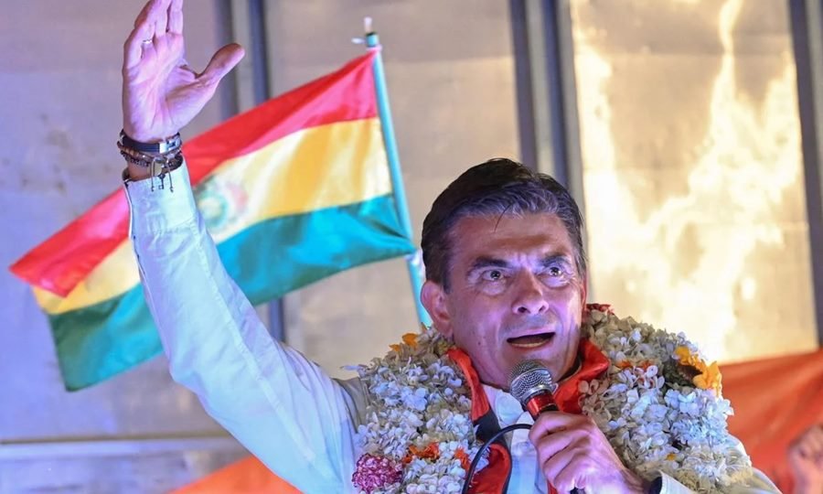 Rodrigo Paz Pereira, referente del Partido Demócrata Cristiano y presidente electo de Bolivia.