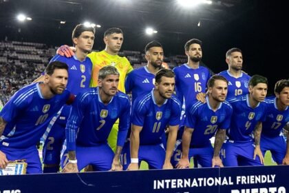 Equipo titular de la Selección Argentina que enfrentó a Puerto Rico en suelo estadounidense, como parte de su preparación rumbo al Mundial 2026.