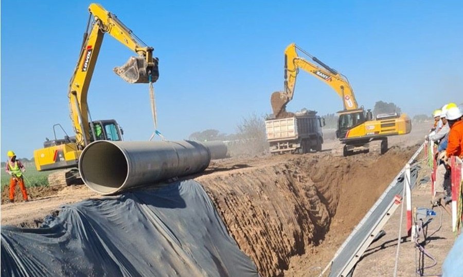 Tareas de planificación y financiamiento del Acueducto Biprovincial, una obra clave para el abastecimiento de agua en Santa Fe y Córdoba.