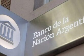 Sucursal del Banco Nación en una ciudad del país, imagen ilustrativa.