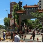 Vista general del barrio de Belgrano, donde conviven áreas comerciales con sectores residenciales de baja densidad.