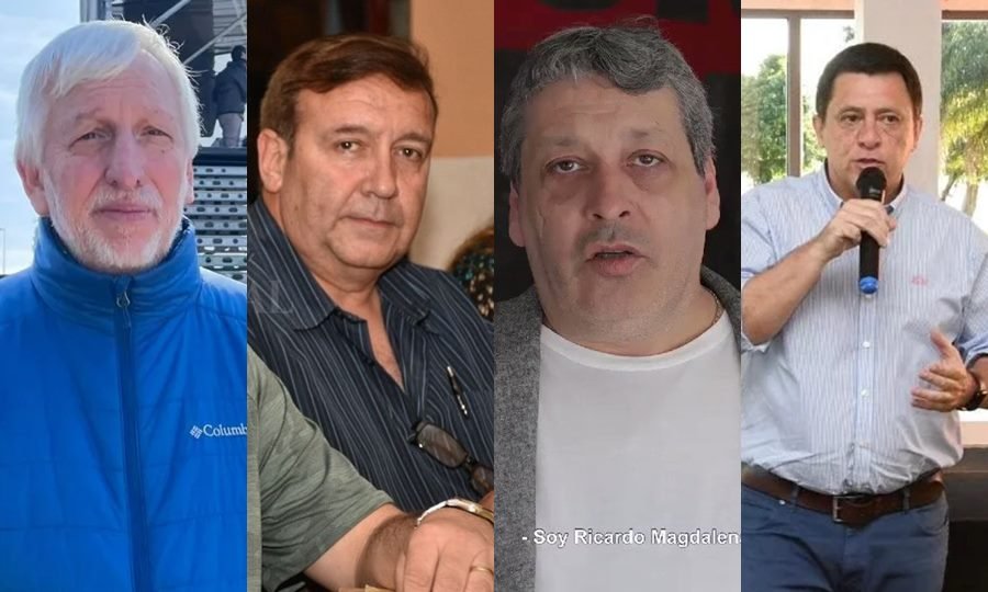 José Alonso, Ricardo Luciani, Ricardo Magdalena y Gustavo Abraham, los nombres que suenan en la oposición de Colón de Santa Fe de cara a las próximas elecciones.