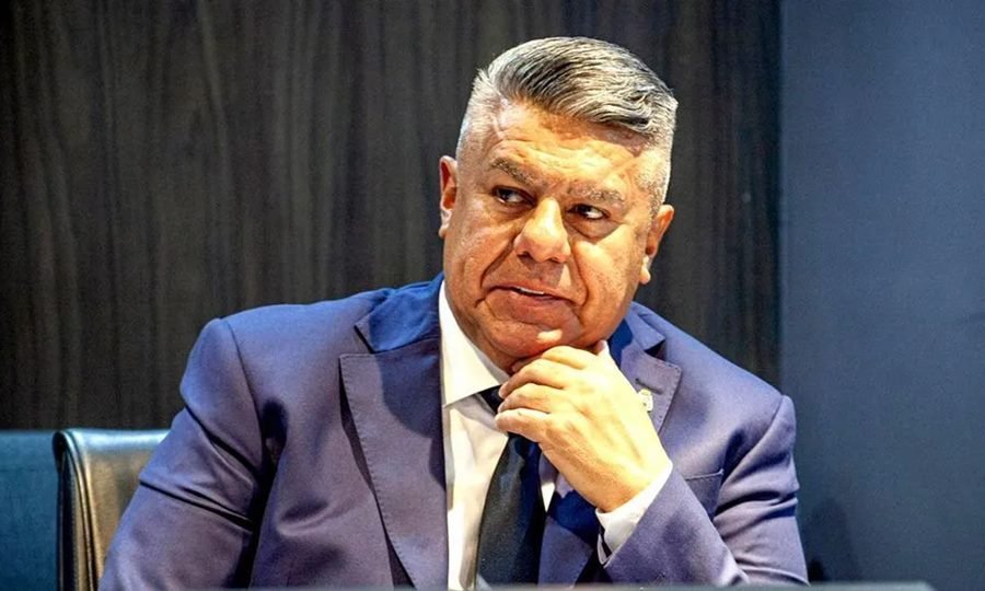 Claudio “Chiqui” Tapia, presidente de la Asociación del Fútbol Argentino, en el ejercicio de sus funciones dirigenciales. Foto de archivo.