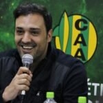 Josecito Moscuzza, exdirigente de Aldosivi, durante su etapa como vicepresidente del club marplatense.