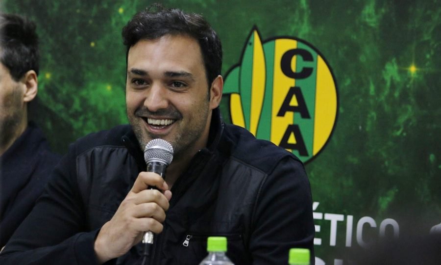 Josecito Moscuzza, exdirigente de Aldosivi, durante su etapa como vicepresidente del club marplatense.