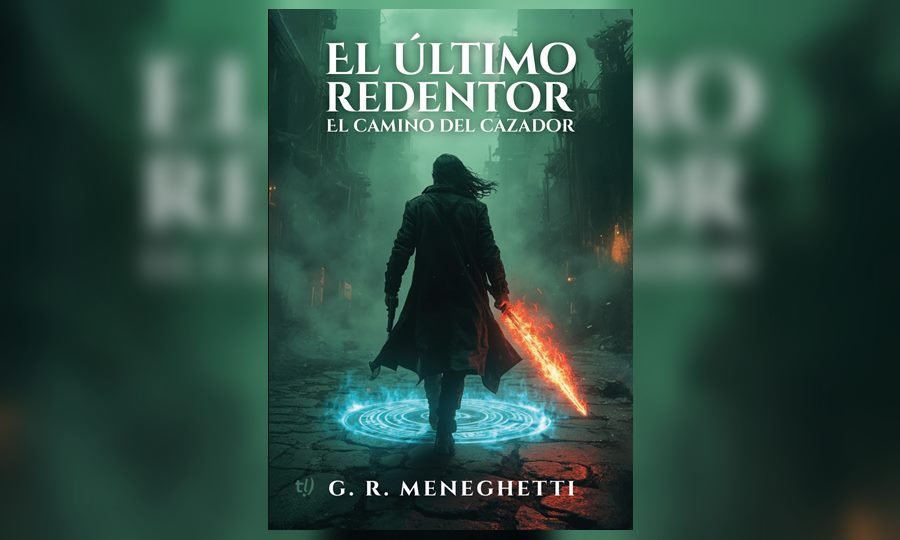 Portada de “El Último Redentor”, obra escrita por el autor santafesino Gerardo R. Meneghetti.