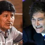 Evo Morales y Javier Milei, protagonistas de un nuevo cruce político entre Bolivia y Argentina.