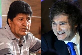 Evo Morales y Javier Milei, protagonistas de un nuevo cruce político entre Bolivia y Argentina.
