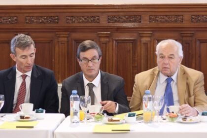 Autoridades judiciales durante un encuentro institucional de JUFEJUS.