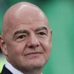 Gianni Infantino durante una presentación oficial de la FIFA