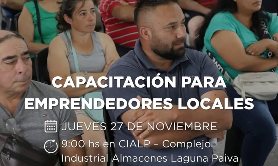 Emprendedores locales participarán en la capacitación “Costos y Sustentabilidad”, organizada por la Municipalidad de Laguna Paiva junto a la Provincia, en el CIALP.
