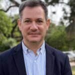 Leonel Marmiroli, secretario de Agua y Saneamiento de la provincia, durante una de sus intervenciones públicas sobre obras e infraestructura hídrica.