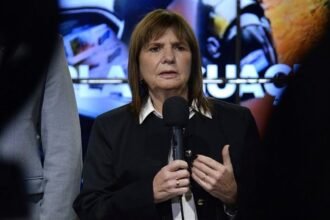 Patricia Bullrich durante una actividad oficial