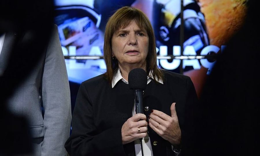 Patricia Bullrich durante una actividad oficial