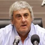 El secretario general de UDA, Sergio Romero, durante una intervención pública.