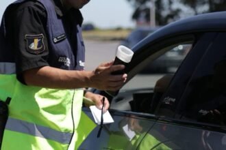 Operativo de control vial sobre rutas provinciales, imagen de referencia.