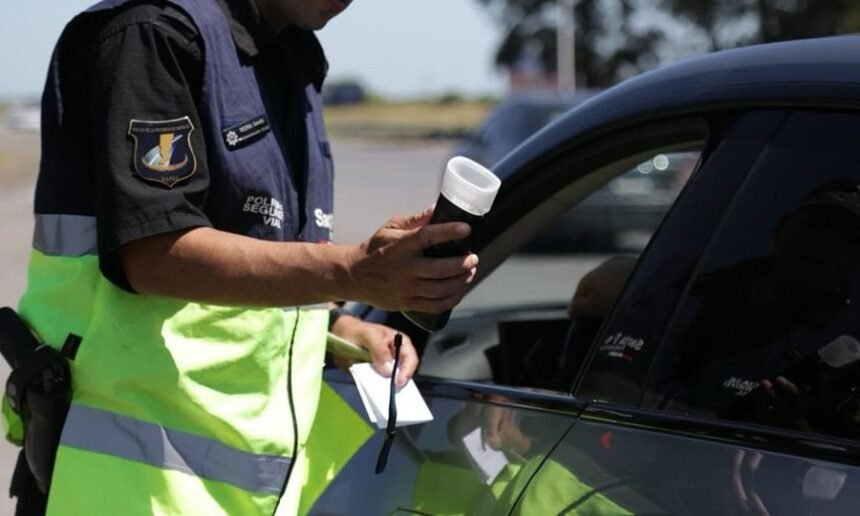 Operativo de control vial sobre rutas provinciales, imagen de referencia.