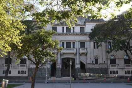 Fachada de los tribunales santafesinos. Fotografía de archivo.