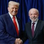 Donald Trump y Luiz Inácio Lula da Silva durante un encuentro oficial, en el marco de las negociaciones bilaterales entre Estados Unidos y Brasil.