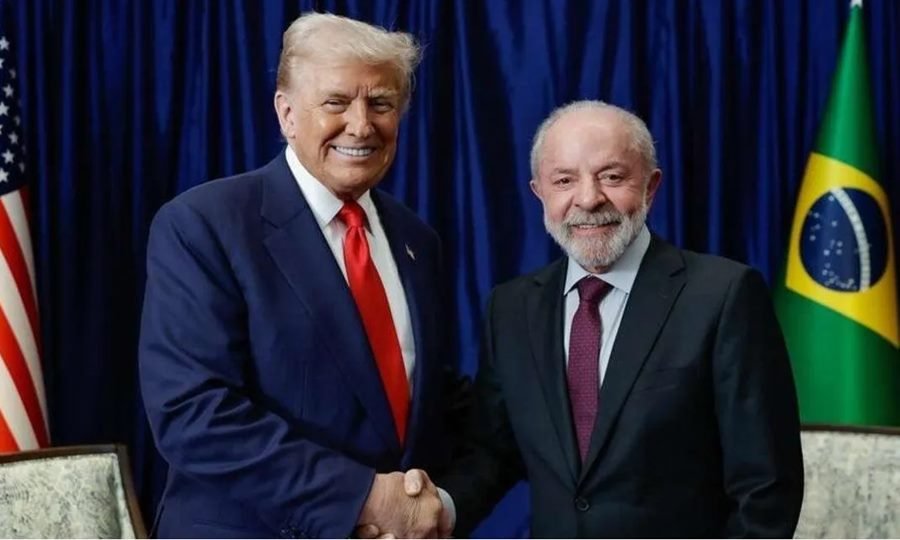 Donald Trump y Luiz Inácio Lula da Silva durante un encuentro oficial, en el marco de las negociaciones bilaterales entre Estados Unidos y Brasil.