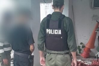 Personal de la Guardia Rural “Los Pumas” durante un operativo de control en zona rural del departamento San Javier.
