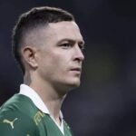 Aníbal Moreno, durante un partido con la camiseta de Palmeiras, antes de concretarse su llegada a River Plate.