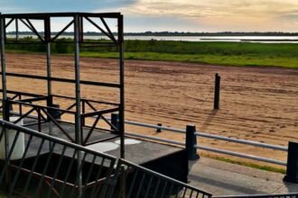 Parador de la Costanera Oeste de Santa Fe, escenario de los festejos gratuitos de Año Nuevo con música en vivo y un operativo especial de seguridad.