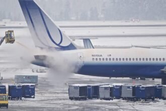 Las intensas nevadas y el clima extremo continúan afectando el transporte aéreo y la circulación en distintas regiones de Estados Unidos.