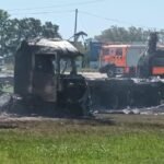 El cruce de las rutas 34 y 39 es uno de los puntos con mayor circulación de transporte pesado en el noroeste santafesino.