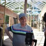 El intendente Carlos De Grandis supervisa el desarrollo del proyecto edilicio en el corazón del Centro Cívico.