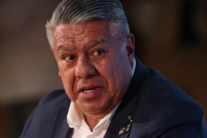 El presidente de la AFA, Claudio “Chiqui” Tapia.