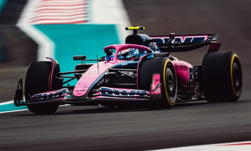 Franco Colapinto durante una jornada de carrera en la Fórmula 1