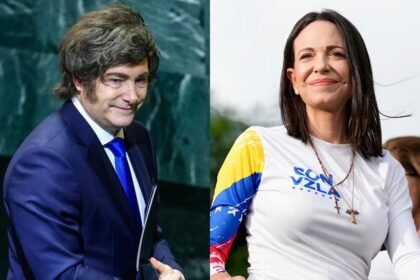 El presidente argentino y la líder venezolana