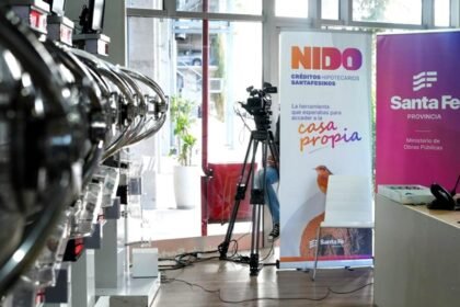 Instalaciones de Lotería de Santa Fe, donde se realizan los sorteos oficiales de los créditos Nido.