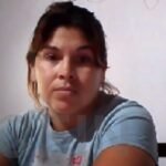 Daiana, durante la entrevista en la que relata su testimonio sobre los hechos denunciados.