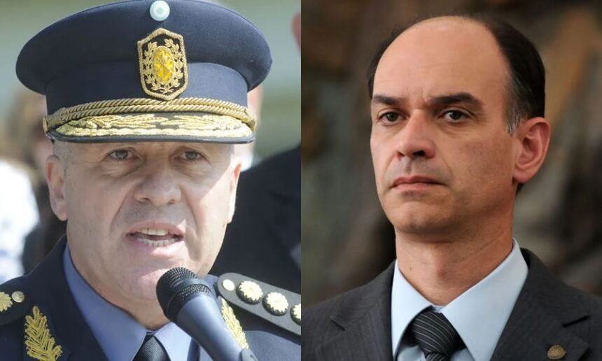 Rafael Grau y Omar Odriozola, exjefes de la Policía de Santa Fe