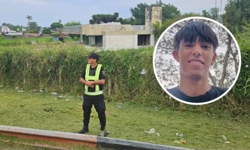 Zona del barrio Chalet, frente al estadio de Colón, donde fue hallado el cuerpo del adolescente.