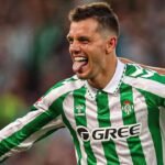 Giovani Lo Celso, mediocampista argentino, durante un partido del Real Betis en La Liga española.