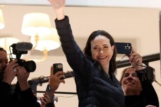 La líder opositora venezolana María Corina Machado