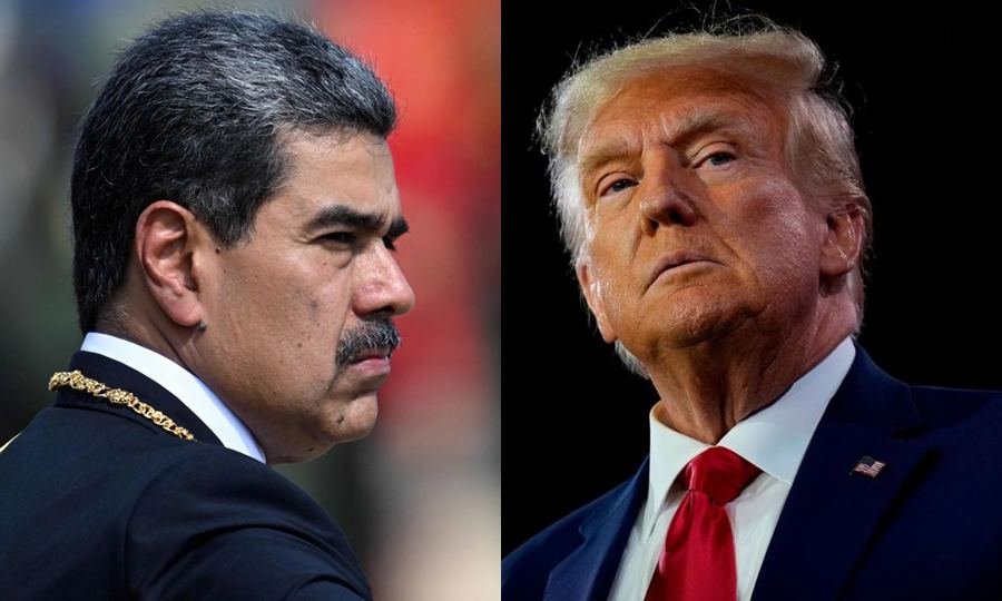Nicolás Maduro y Donald Trump, en el centro de una relación bilateral marcada por tensiones diplomáticas y disputas en el plano internacional.
