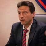 Marcelo Moretti durante su etapa como presidente de San Lorenzo, en una foto de archivo.