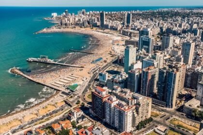 Mar del Plata y su tradicional perfil costero. Foto de archivo.