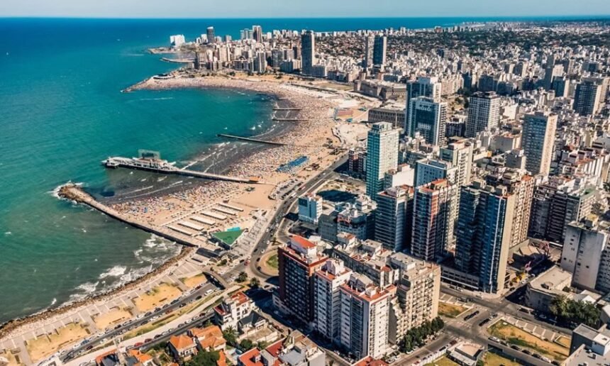 Mar del Plata y su tradicional perfil costero. Foto de archivo.