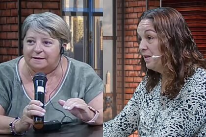 Marita Lucena y Silvana Madrid durante su participación en el programa F5, donde abordaron Constelaciones y Registros.