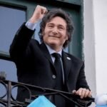 Javier Milei durante una aparición pública en el marco de su gestión presidencial.
