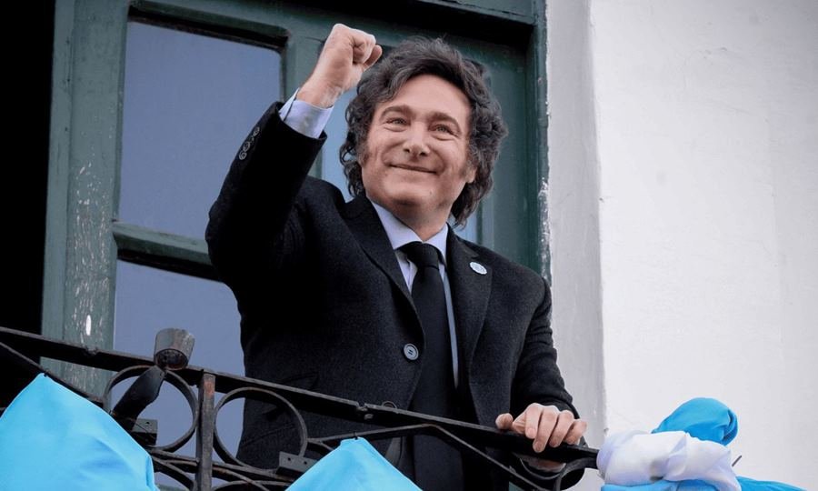 Javier Milei durante una aparición pública en el marco de su gestión presidencial.