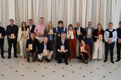 Funcionarios del Gobierno nacional participaron de un encuentro informal de camaradería durante la reunión de Gabinete realizada en la Quinta de Olivos.