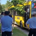 Operativo policial y sanitario desplegado en Barrio Belgrano luego del incidente.